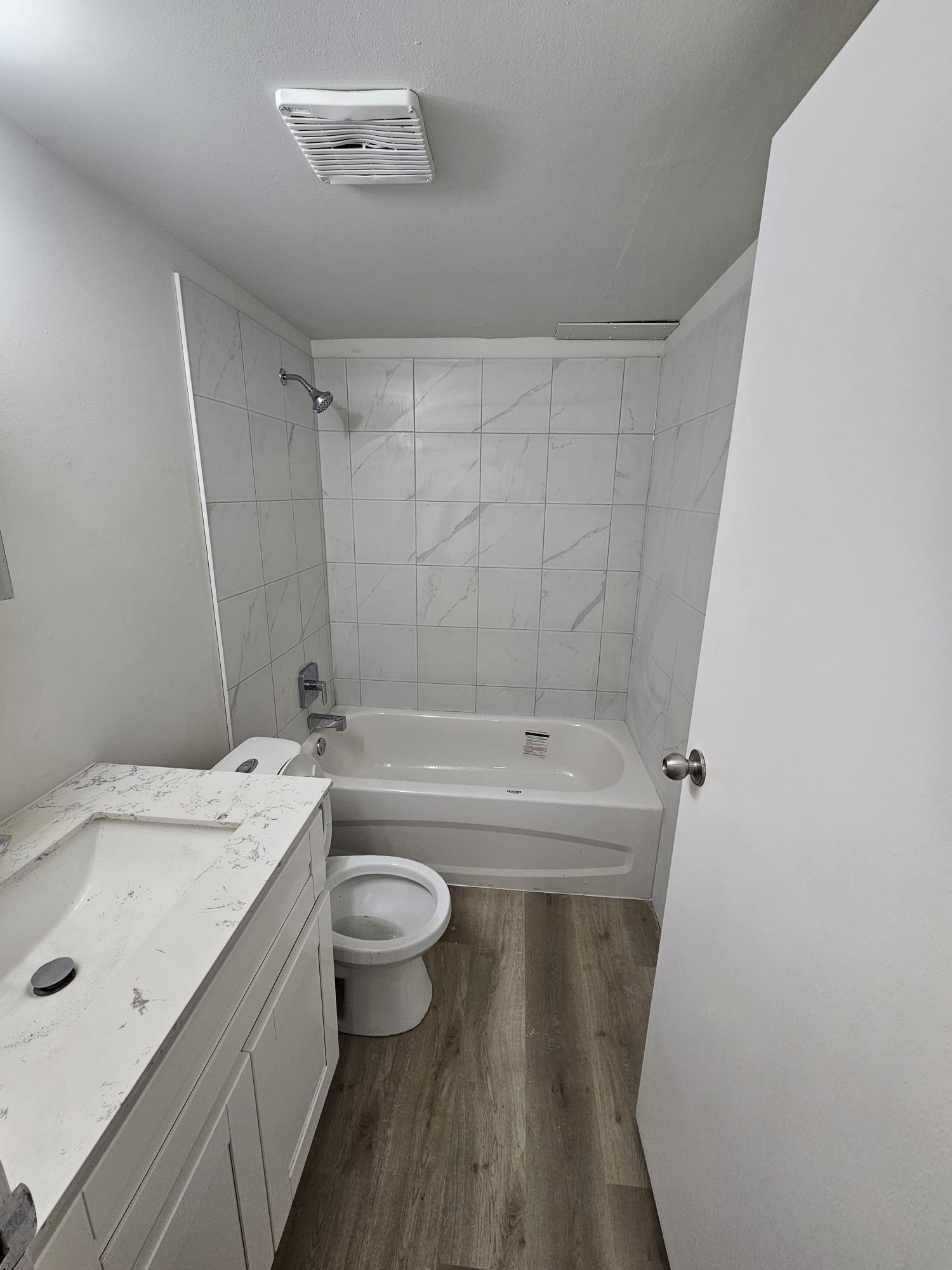 Calgary flooring installation project