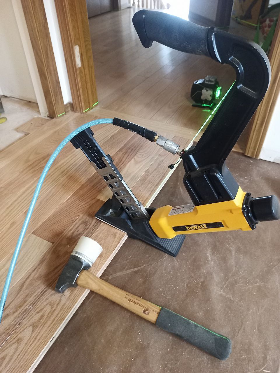 Calgary flooring installation project