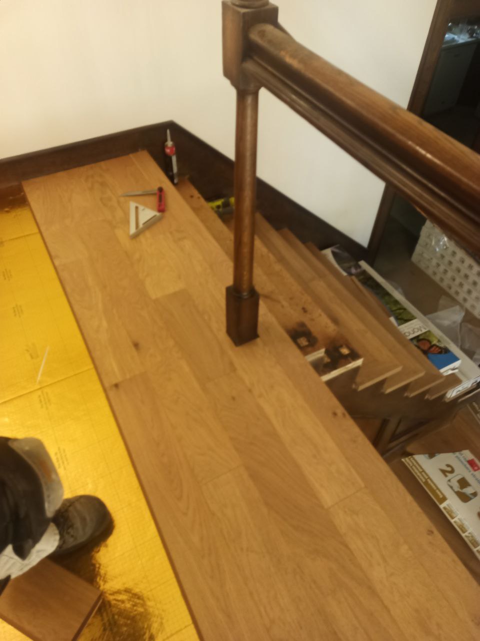 Calgary flooring installation project