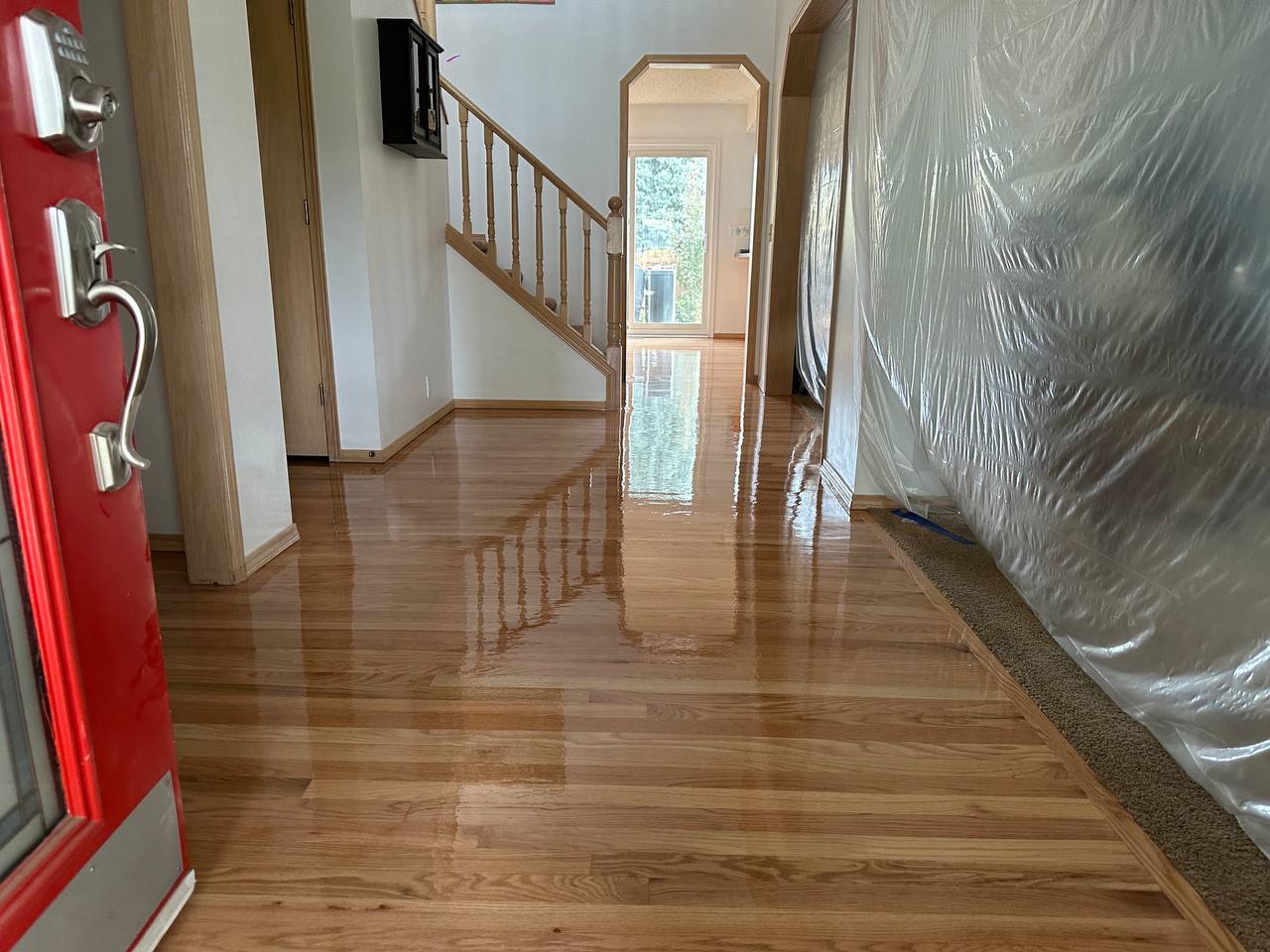 Calgary flooring installation project