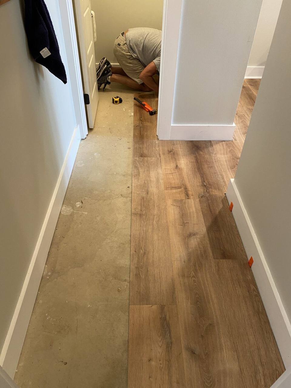 Calgary flooring installation project