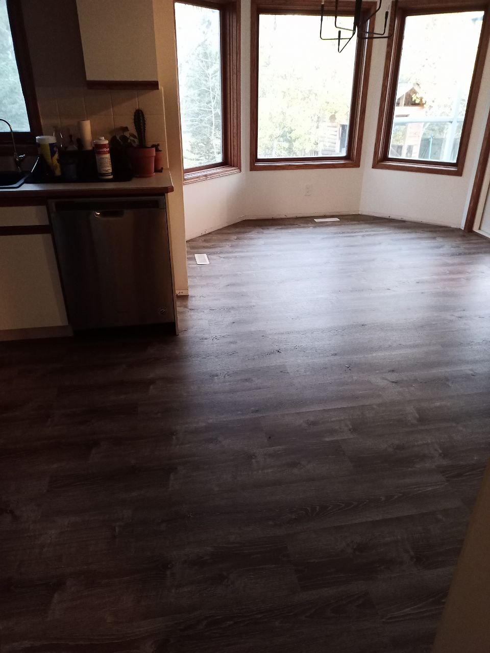 Calgary flooring installation project