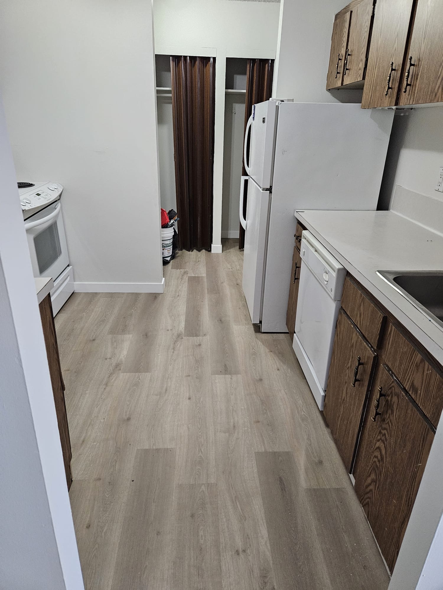 Calgary flooring installation project