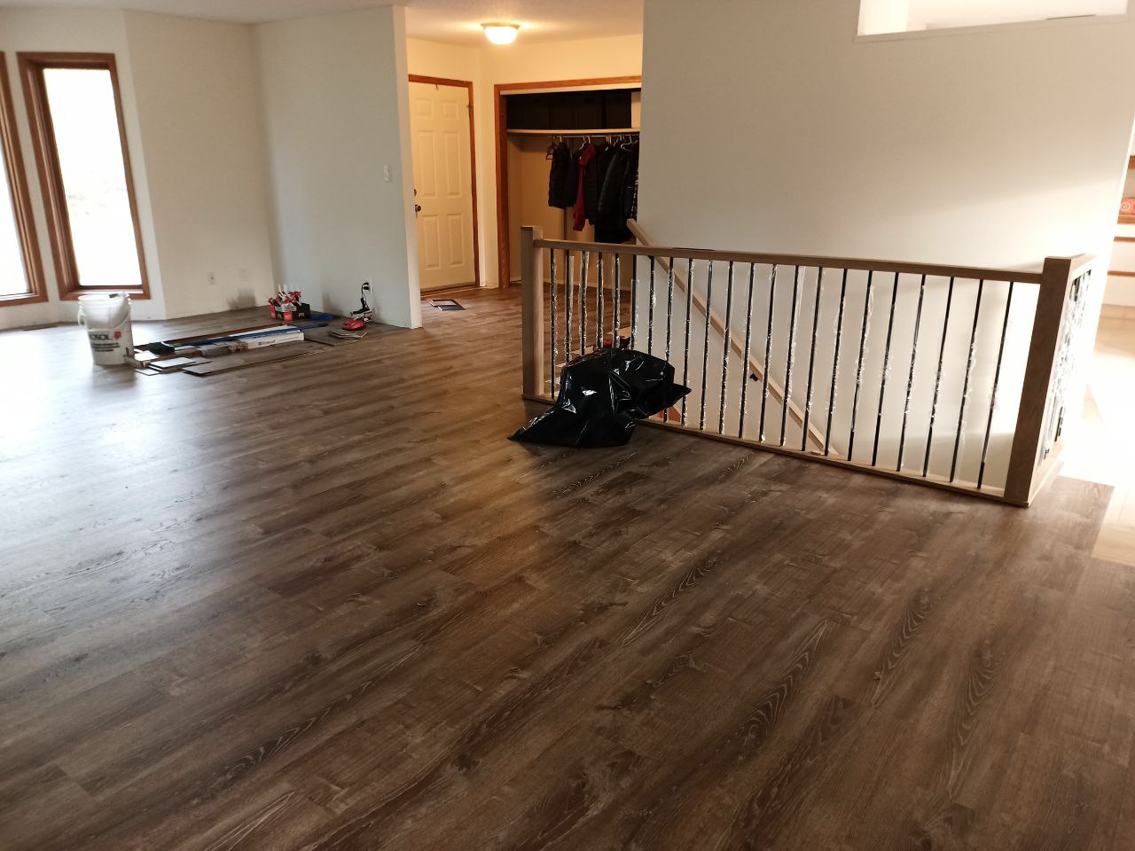 Calgary flooring installation project
