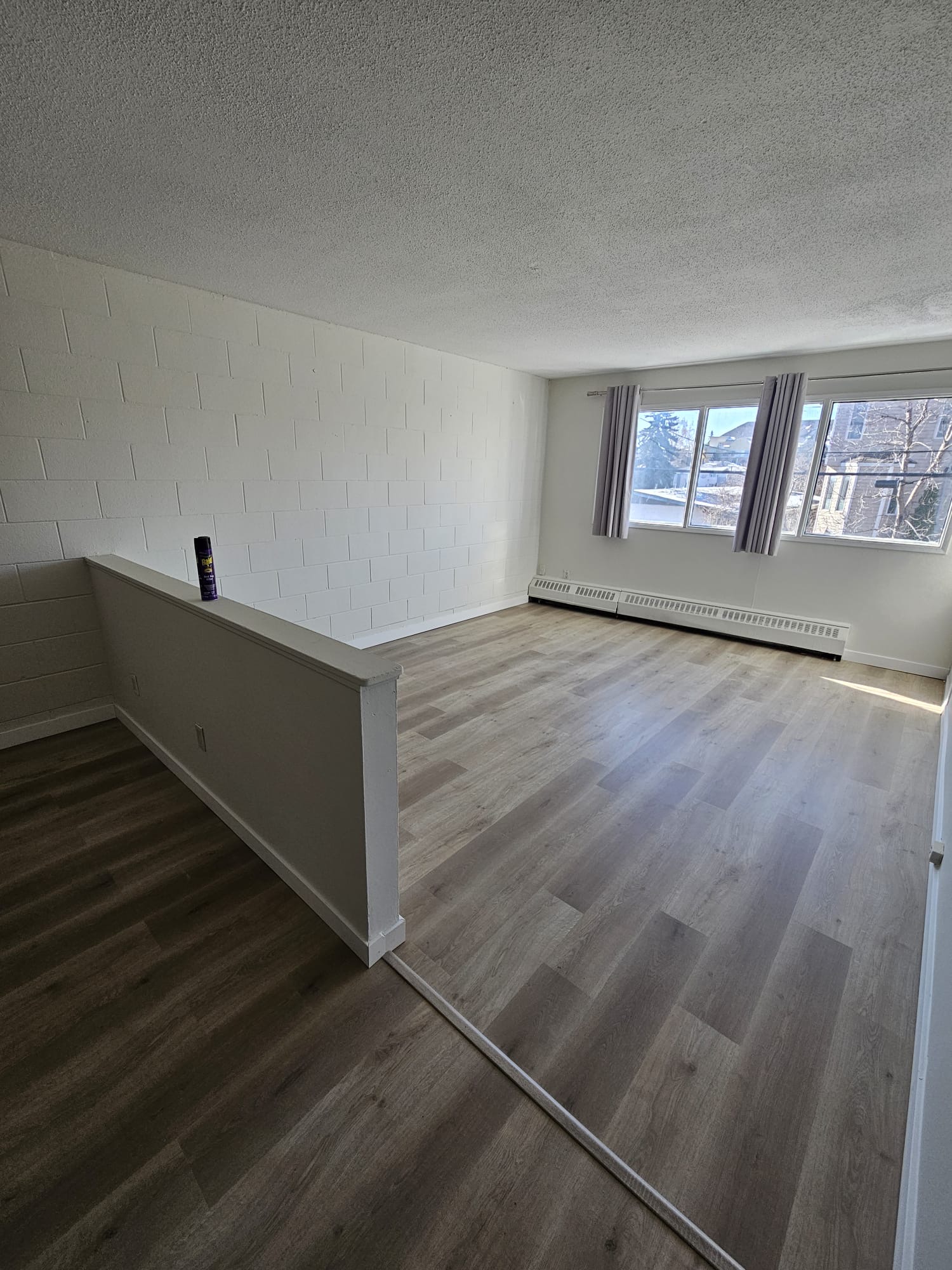 Calgary flooring installation project