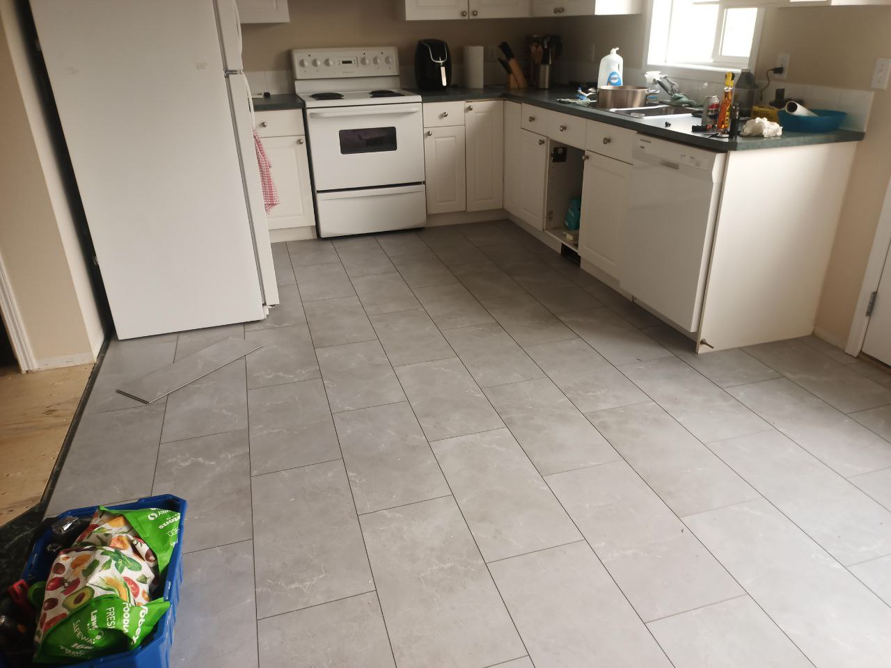 Calgary flooring installation project