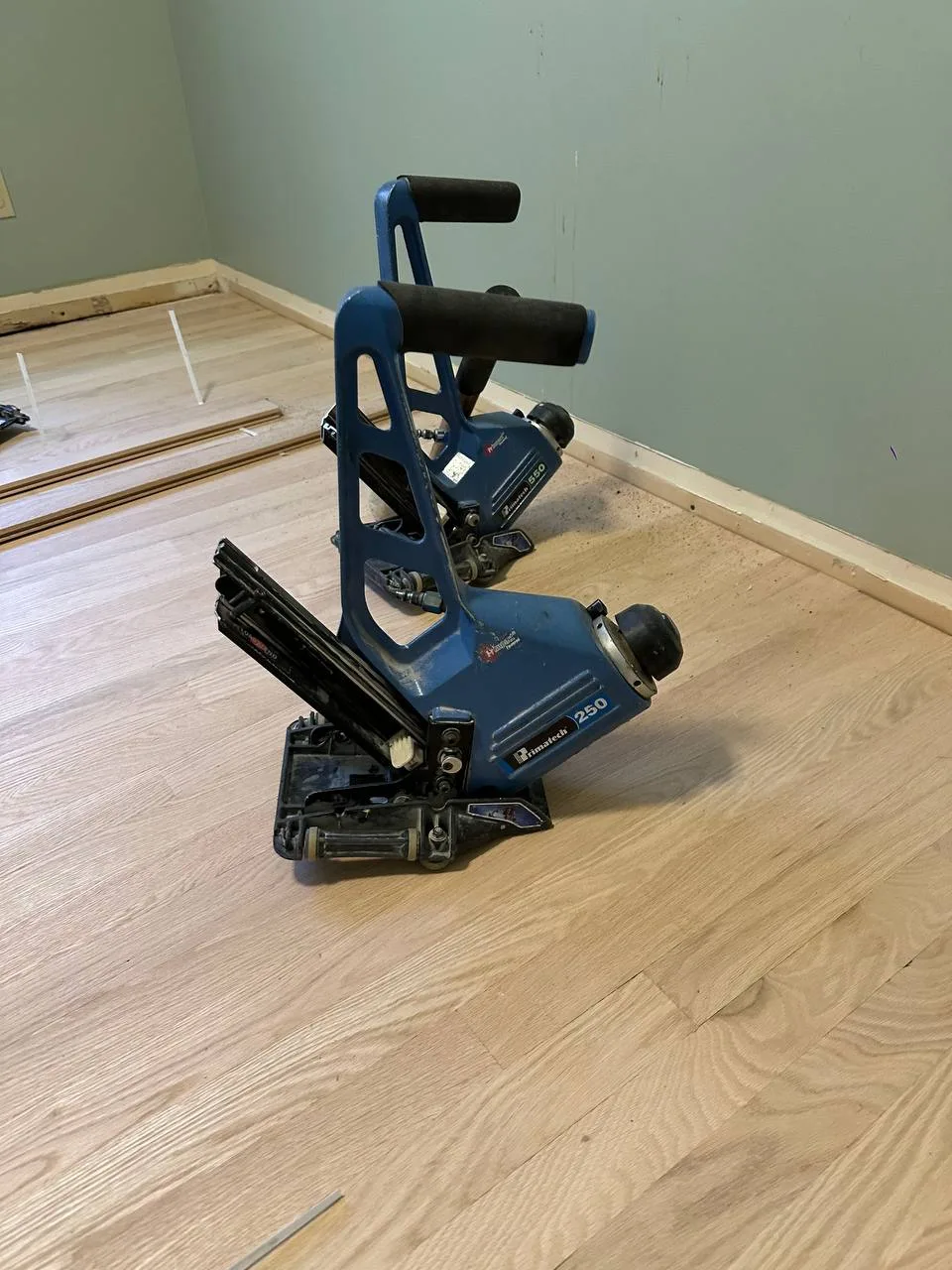 Hardwood Install Nailer Primatech — Stampede Flooring Calgary