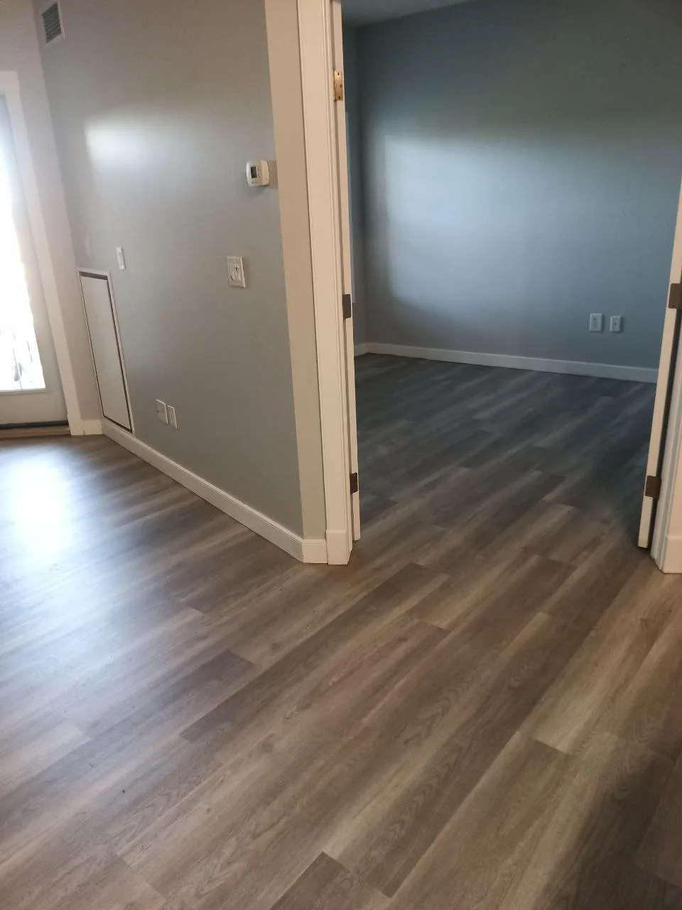 Lvp Hallway Rooms Grey — Stampede Flooring Calgary