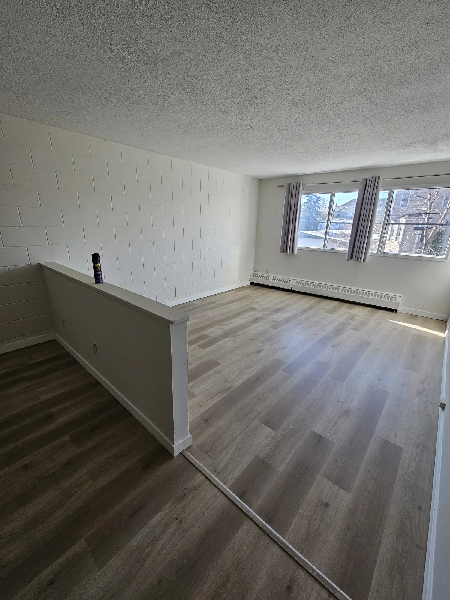 Lvp Living Room Stairs Finished — Stampede Flooring Calgary