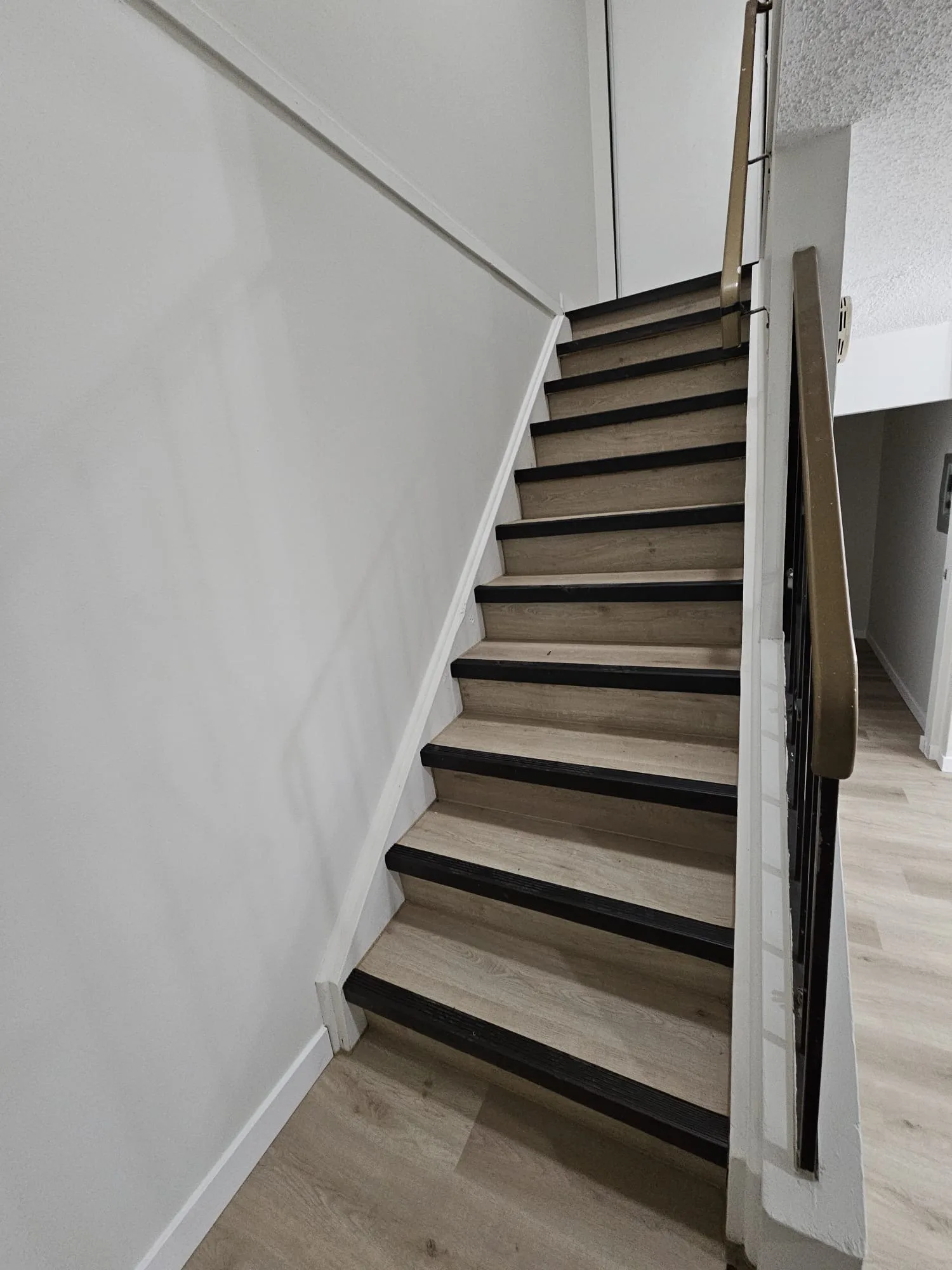 Staircase Lvp Treads — Stampede Flooring Calgary