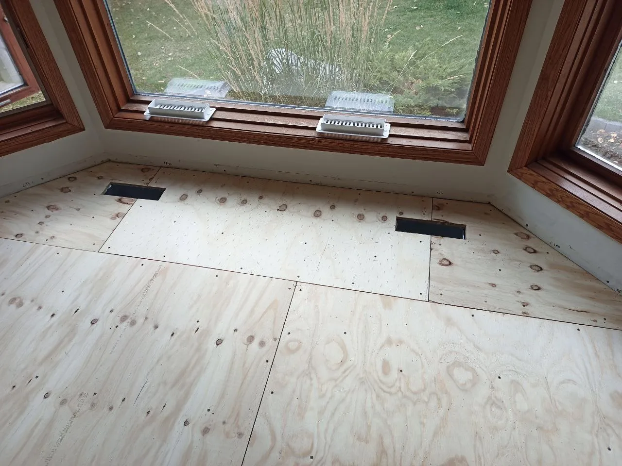 Subfloor Plywood — Stampede Flooring Calgary